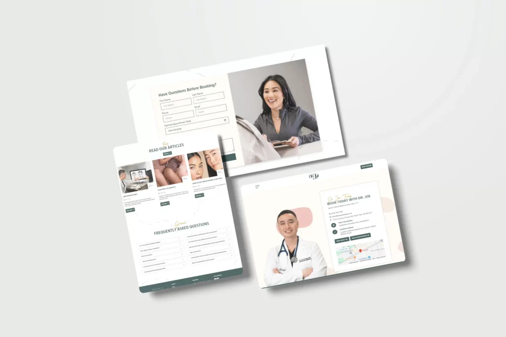 Custom website design and SEO services for a Toronto clinic by Marketeller