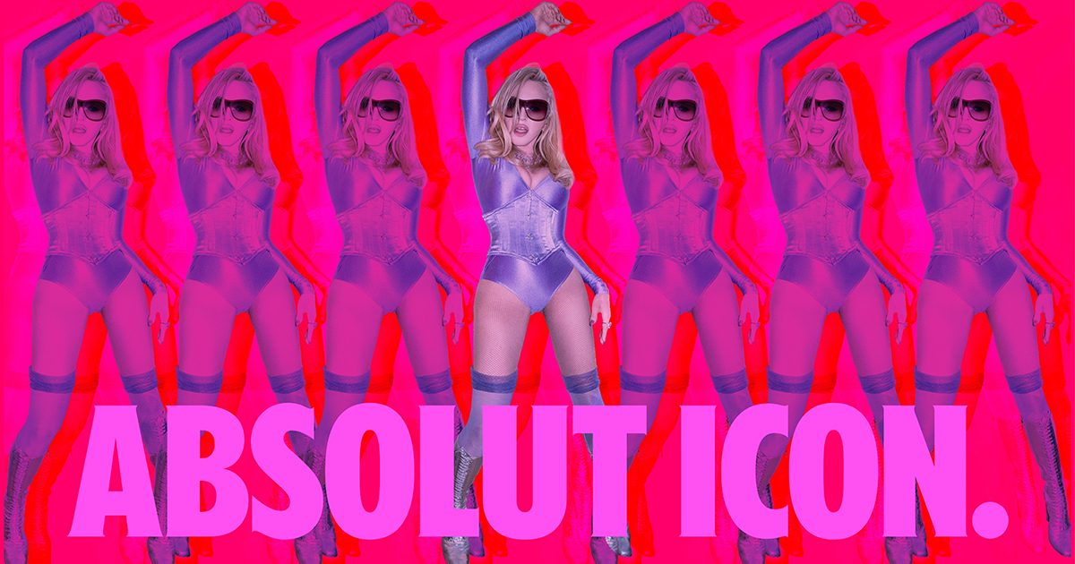 Absolut Madonna ABSOLUT ICON collaboration campaign photo by Ricardo Gomes
