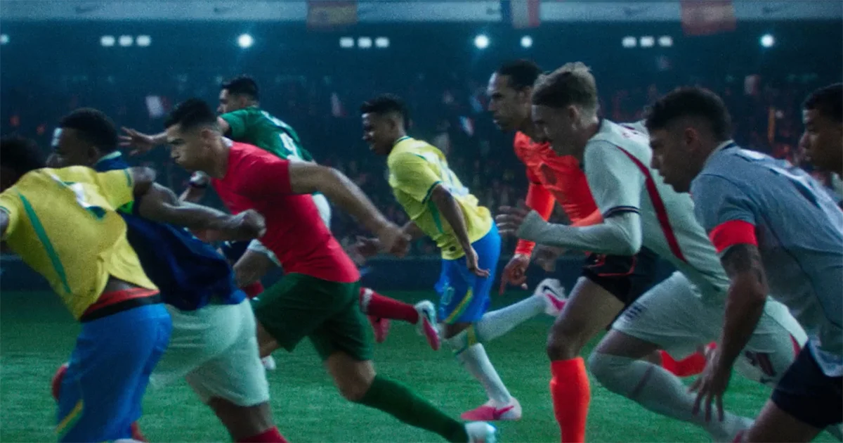 Nike's Rip the Script World Cup 2026 campaign film featuring Haaland and Ronaldo