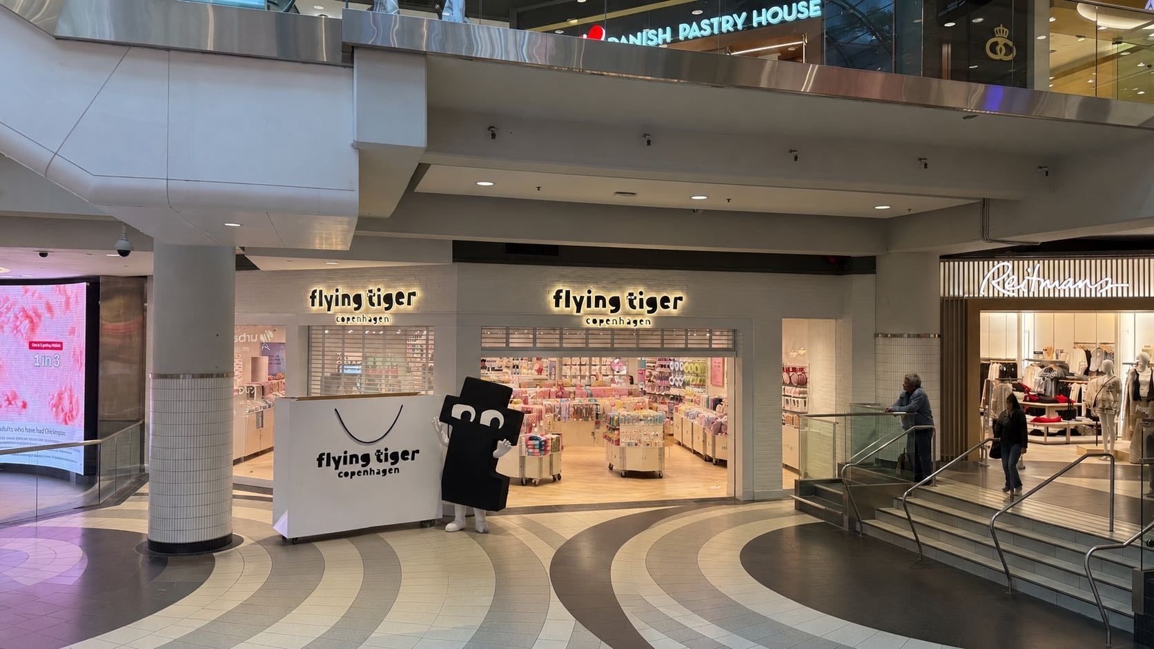 Flying Tiger Copenhagen Toronto CF Eaton Centre storefront